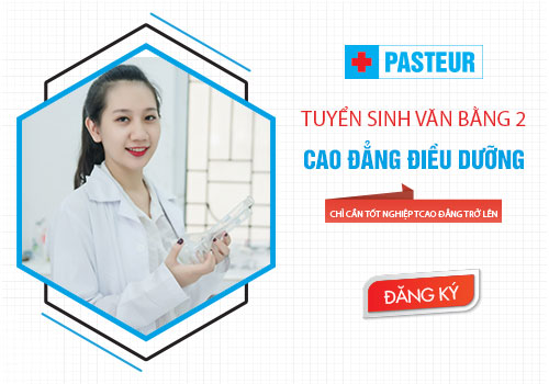 Trường Cao đẳng Y Dược Pasteur tuyển sinh Văn bằng 2 Cao đẳng Điều dưỡng với điều kiện xét tuyển đơn giản